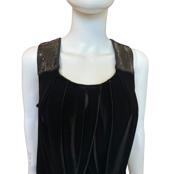 * New ~ VIVIENNE TAM ~ Ballet Rousse Velour Draped DRESS M ~ Gorgeous - Picture 2 of 5